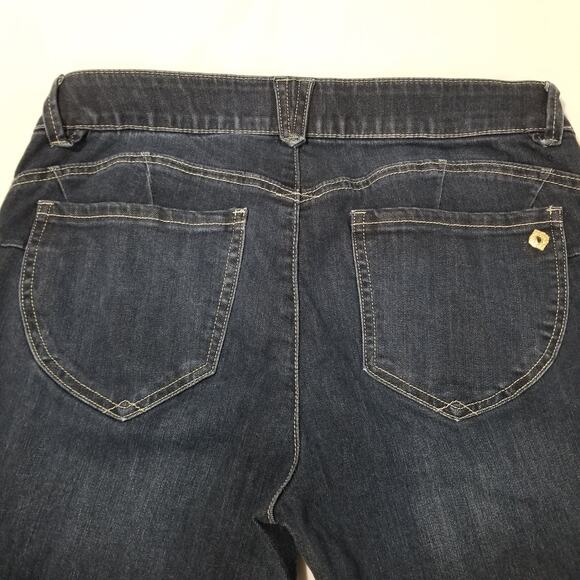 Democracy Jeans Womens 8 Blue Skinny Ab Solution Stretch Dark Indigo B1176KAN - Picture 3 of 12